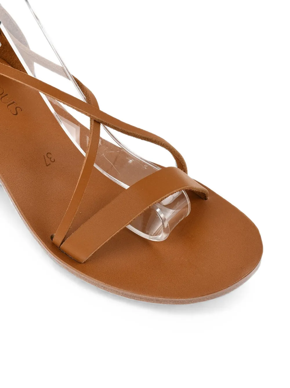 K. Jacques Saint Tropez lace-up sandals Bruin
