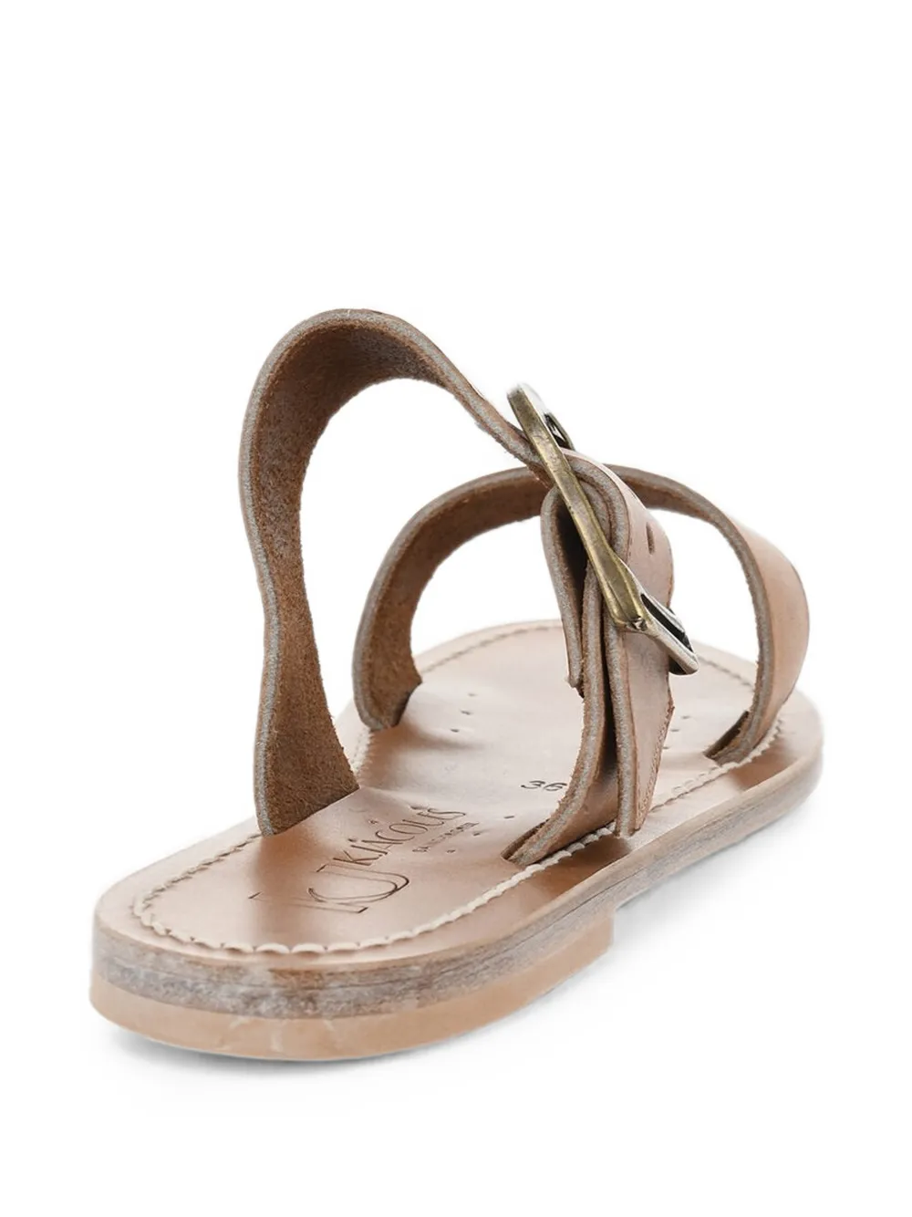 K. Jacques buckle-fastening leather sandals Bruin