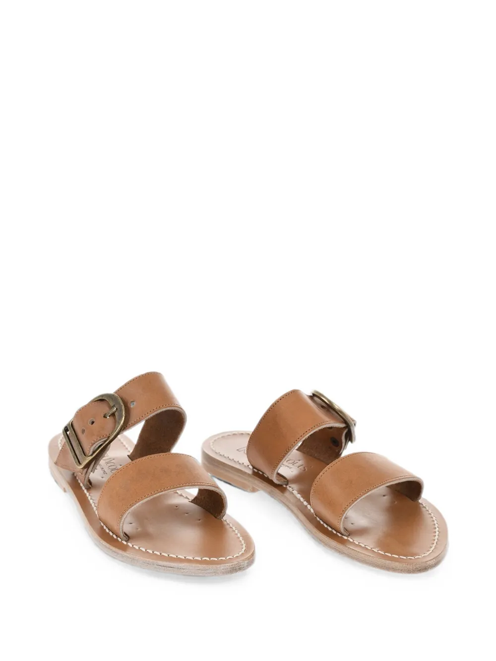 K. Jacques buckle-fastening leather sandals Bruin