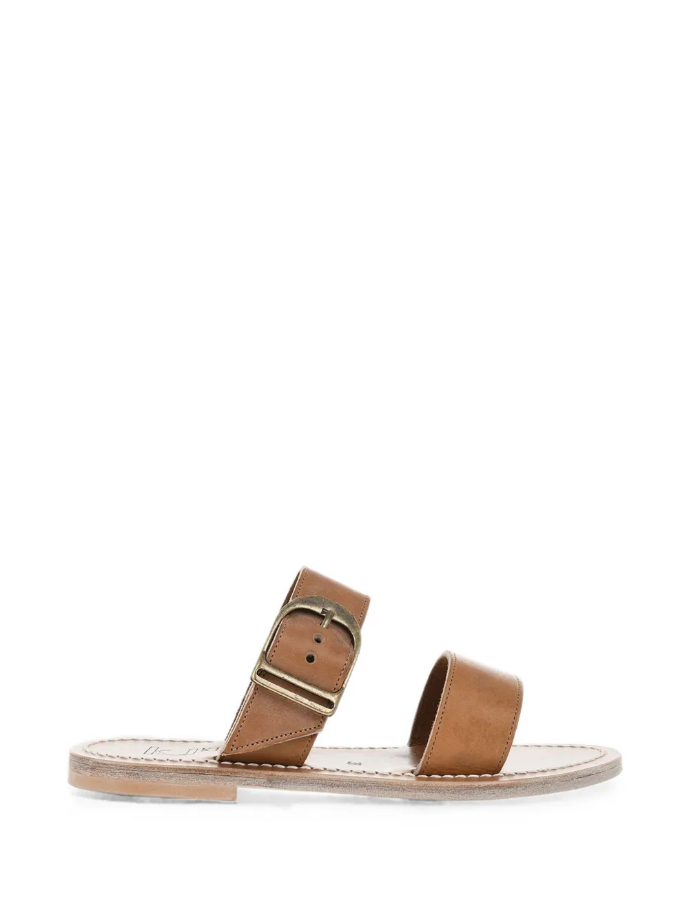 K. Jacques buckle-fastening leather sandals Bruin