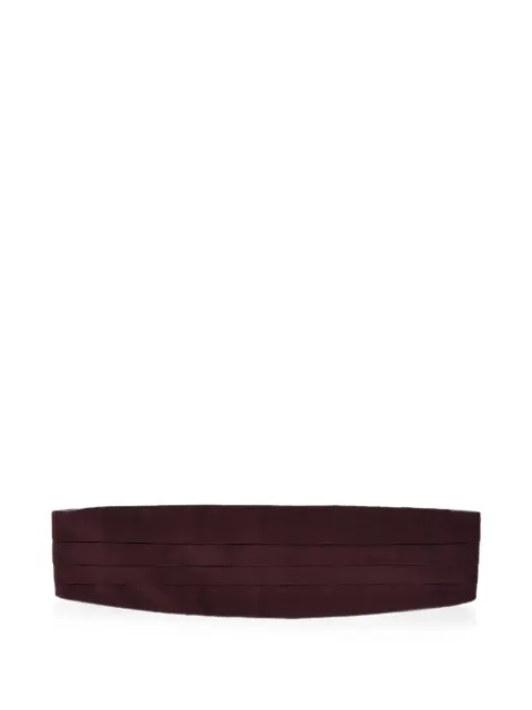 Corneliani pleated silk cummerbund