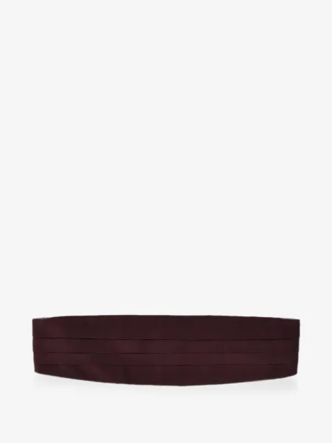 Corneliani pleated silk cummerbund