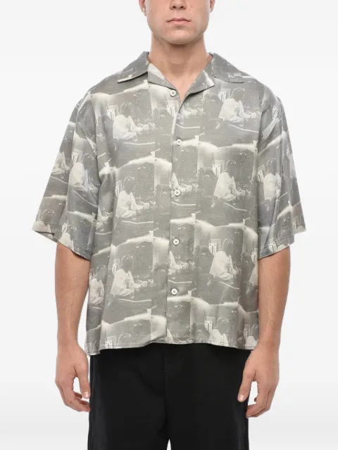 1989 STUDIO camisa estampada manga corta