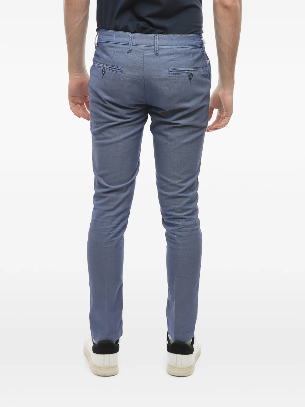 Cruna Belt-loop Trousers In Blue
