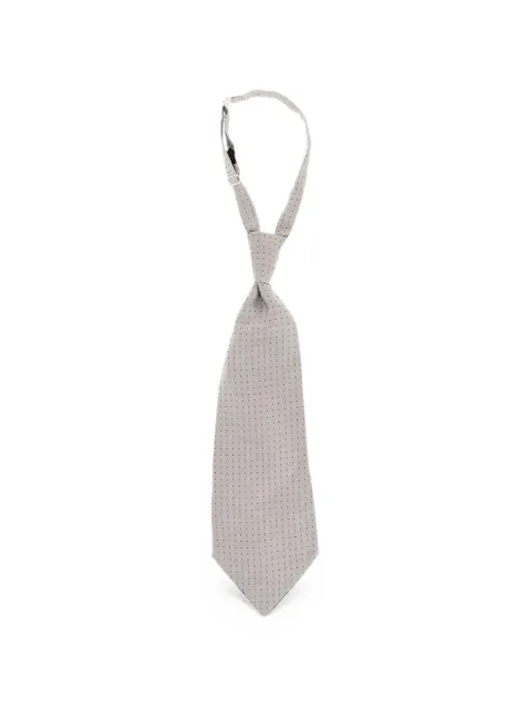 Corneliani checked silk tie