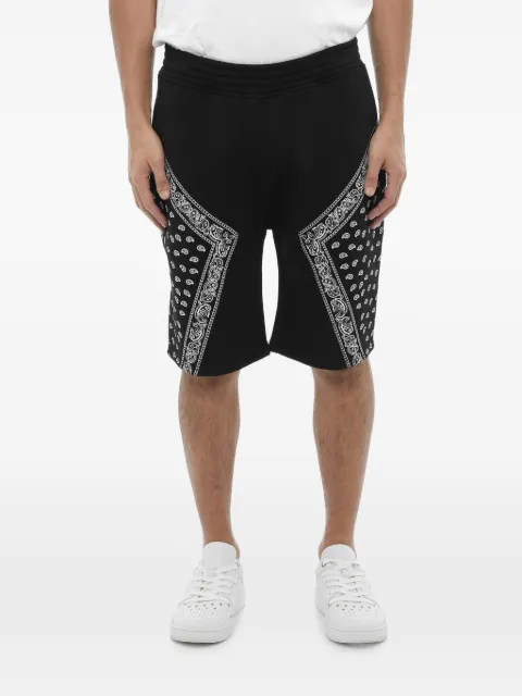 Neil Barrett Modernist paisley-print shorts