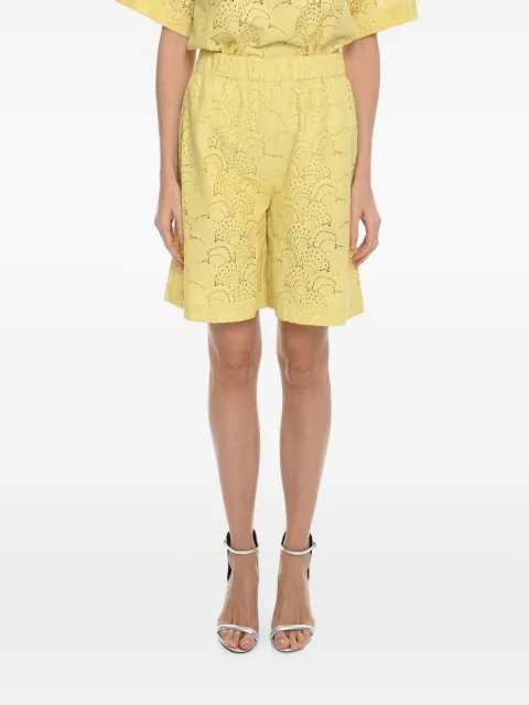 SAMSOE SAMSOE perforated-pattern Karen shorts
