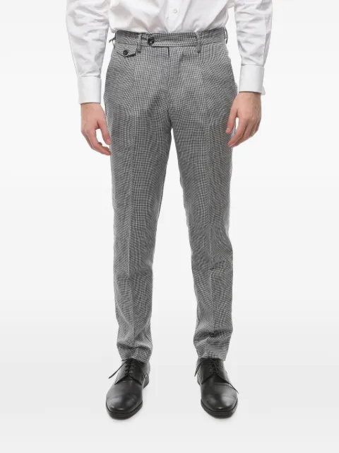 Cruna houndstooth-pattern trousers