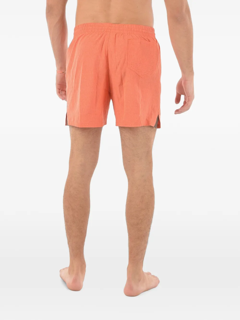 Nike logo-print elasticated swim shorts Oranje