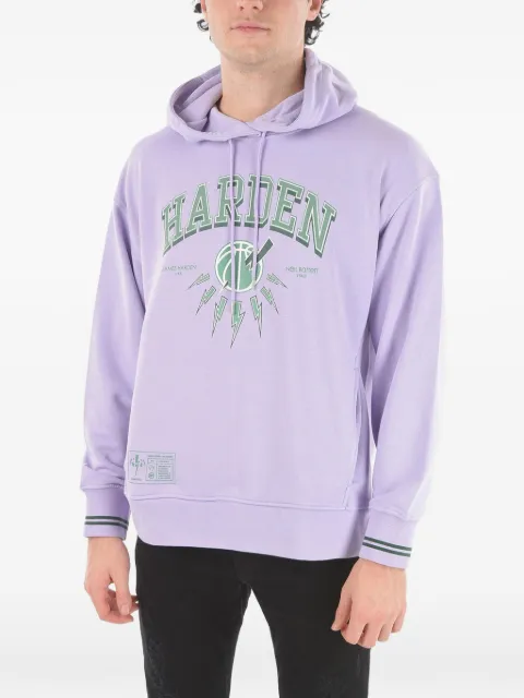 Neil Barrett logo-print drawstring hoodie