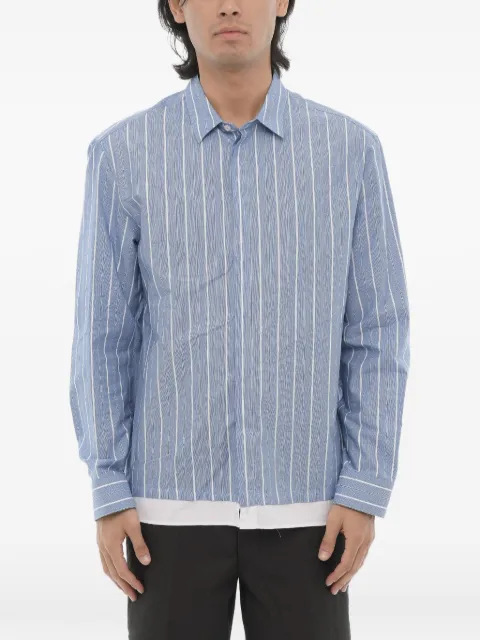 Neil Barrett striped boxy-fit shirt