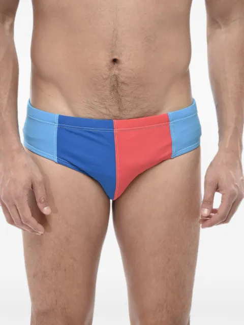 DSQUARED2 color-block logo-print swim briefs