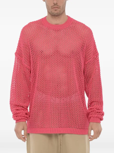 Ramael openwork crew-neck sweater