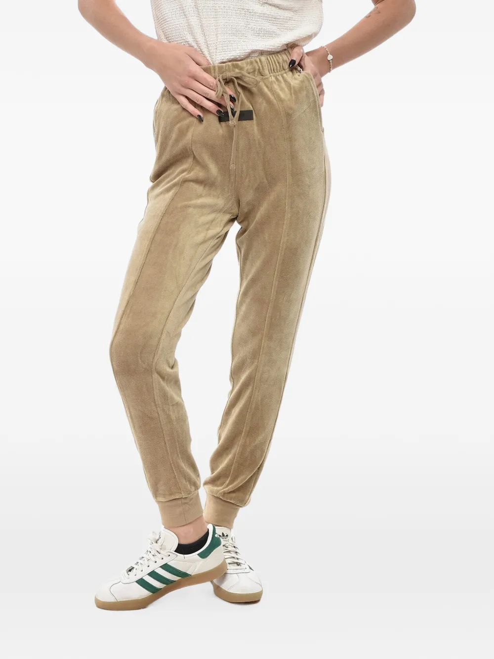 Fear Of God logo-patch track pants - Nude