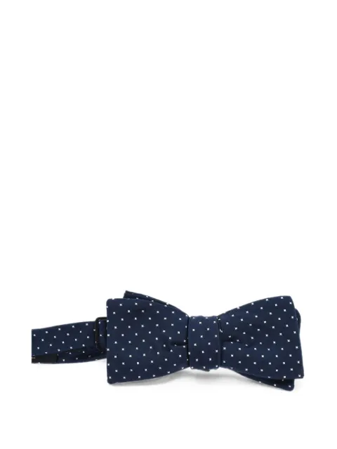 Corneliani polka-dot silk bow ties