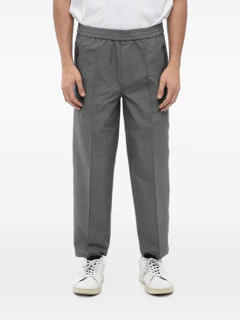 Neil Barrett elasticated-waistband zip-pocket trousers
