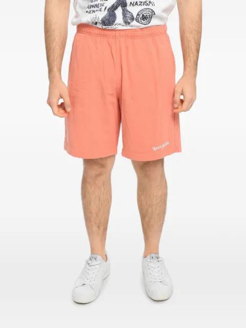 Sporty & Rich cotton logo-print shorts