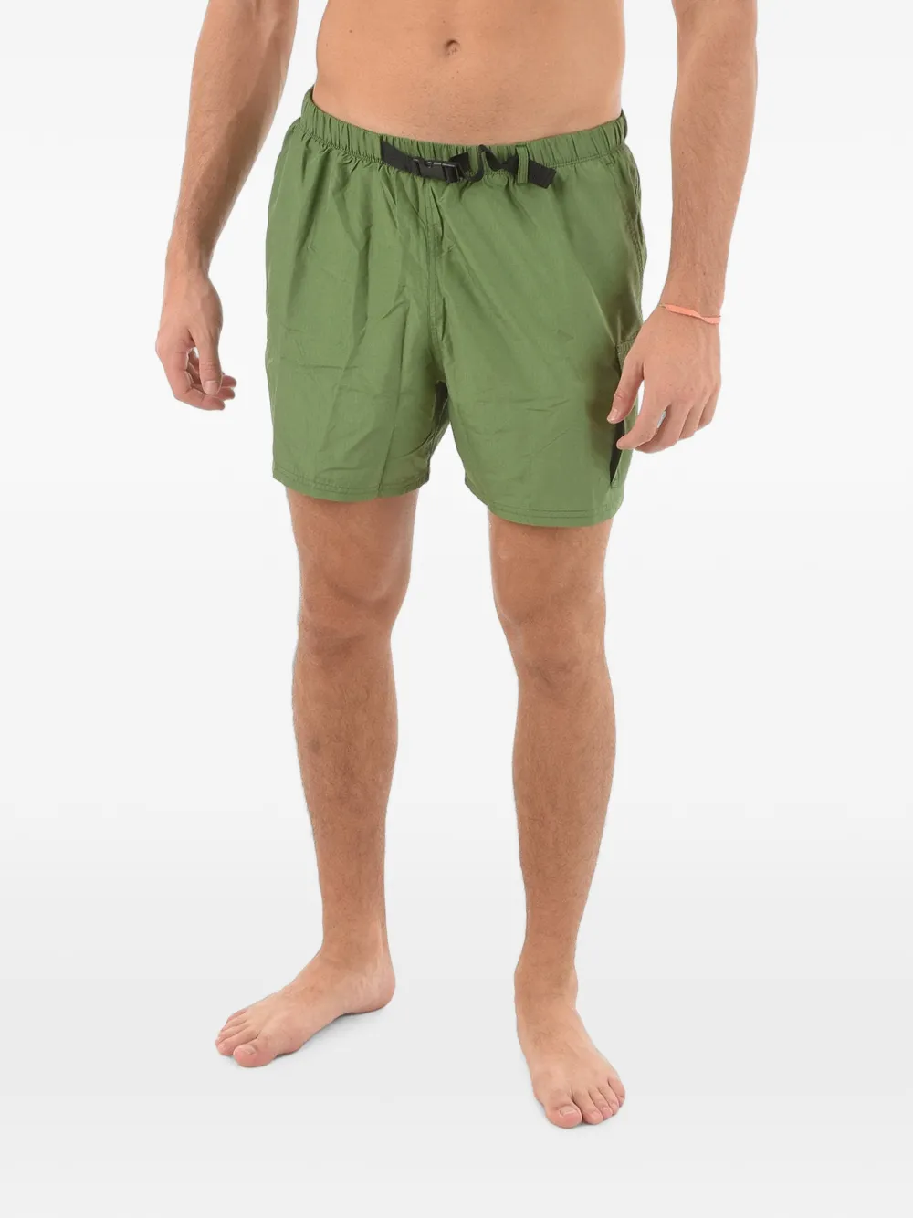 Nike Swim Belted Cargo Swim Shorts In Green