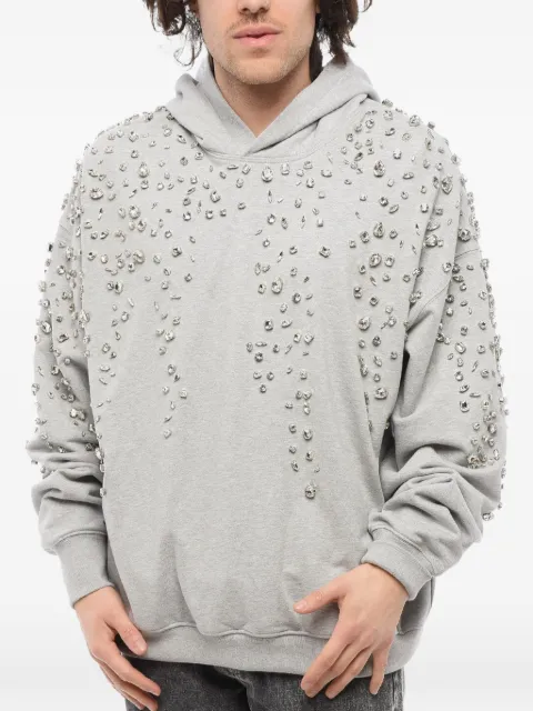 1989 STUDIO rhinestone-embellished cotton hoodie