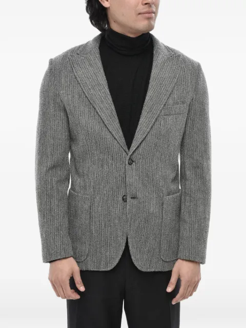 Paolo Pecora blazer con solapas de muesca y botones