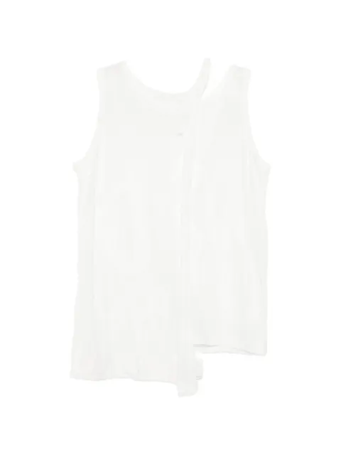 Y's jacquard sleeveless top