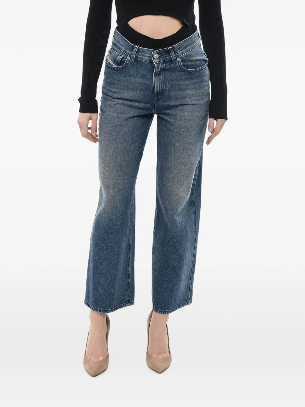 Diesel 2000 Widdee-R wide-leg jeans - Blau