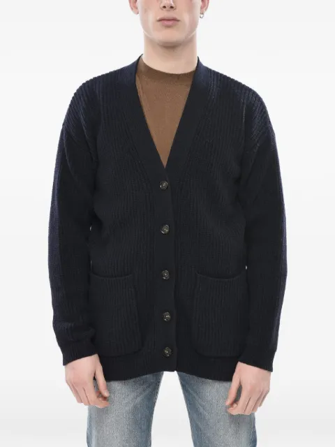 Paolo Pecora V-neck ribbed-knit cardigan