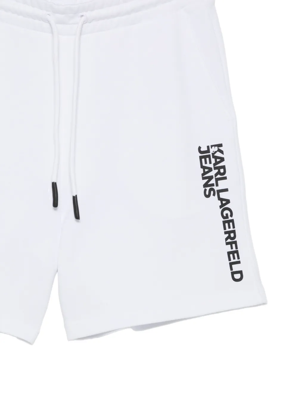 Karl Lagerfeld Jeans Shorts met logoprint Wit