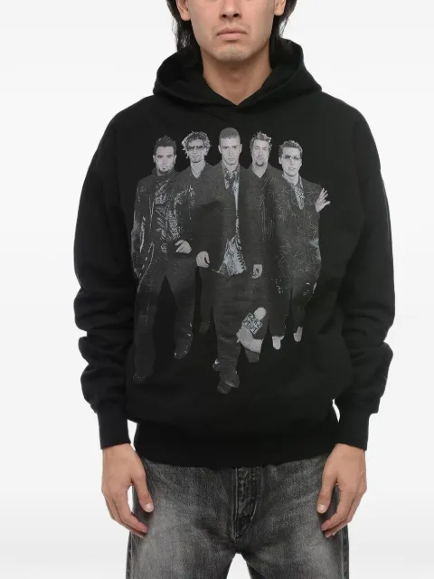 1989 STUDIO black cotton hoodie