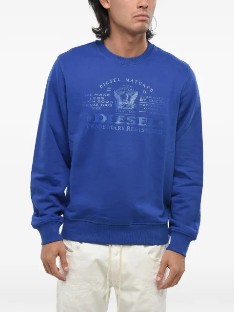 Diesel logo-print crew-neck sweatshirt