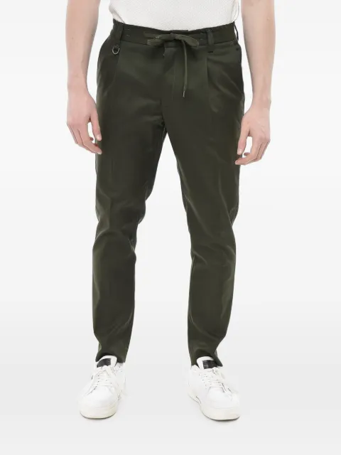 Paolo Pecora Brera drawstring-fastening pleated-detailing trousers