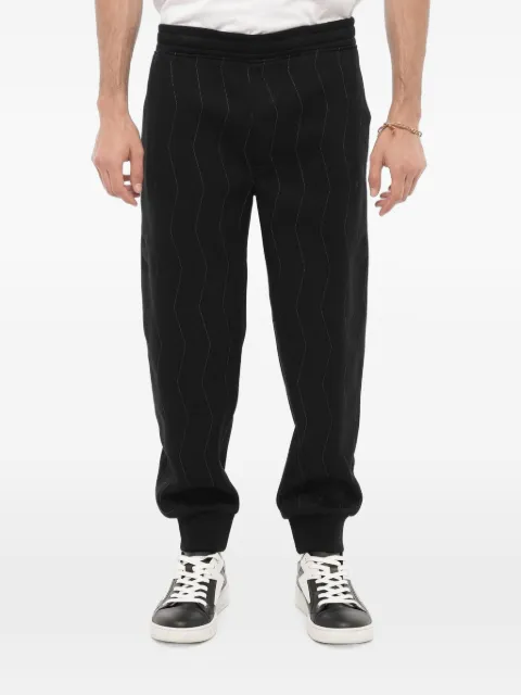 Neil Barrett embroidered loose-fit track pants