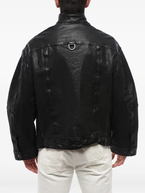 Neil Barrett multi-pocket Leather Jacket | Black | FARFETCH