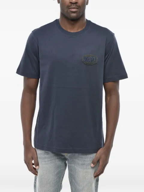 Diesel logo-embroidered T-shirt