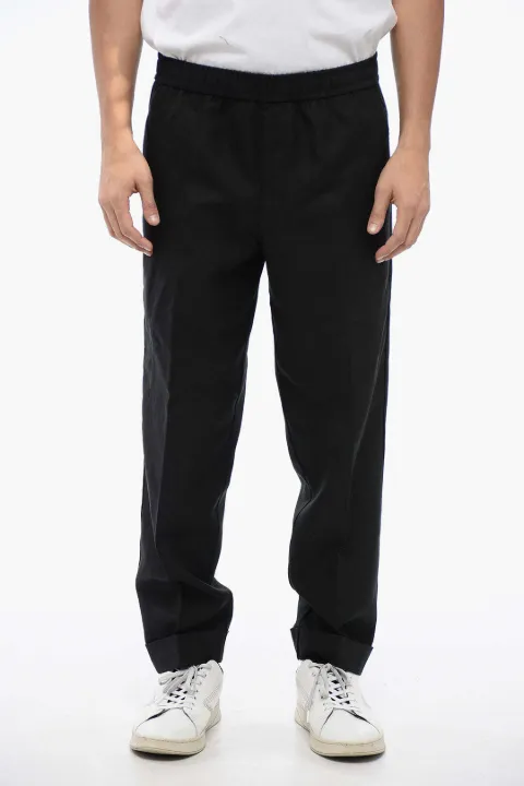 Neil Barrett pantalones chino con cinturilla elástica y cordones
