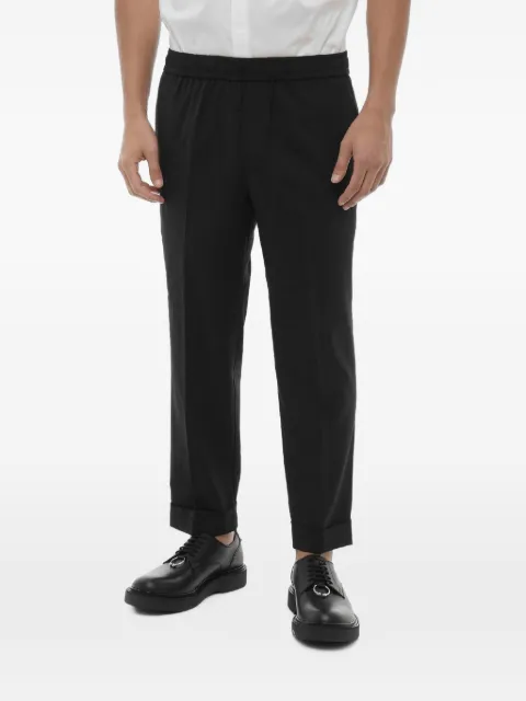 Neil Barrett pantalon slim à taille élastiquée
