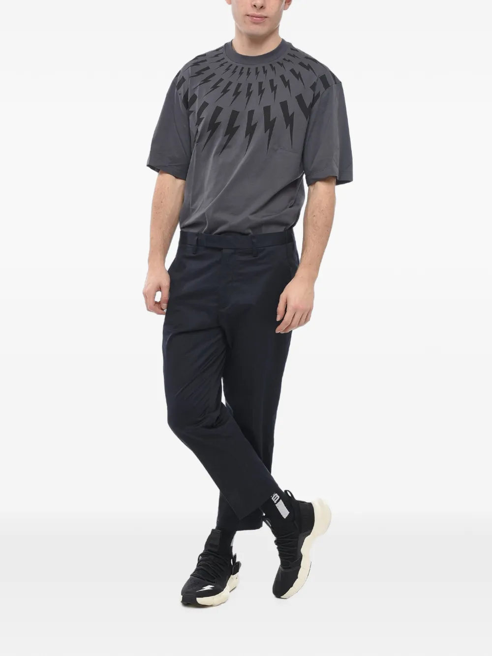 Neil Barrett Jamie slim-fit tailored trousers Blauw
