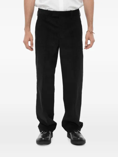 Neil Barrett ribbed velour loose-fit trousers
