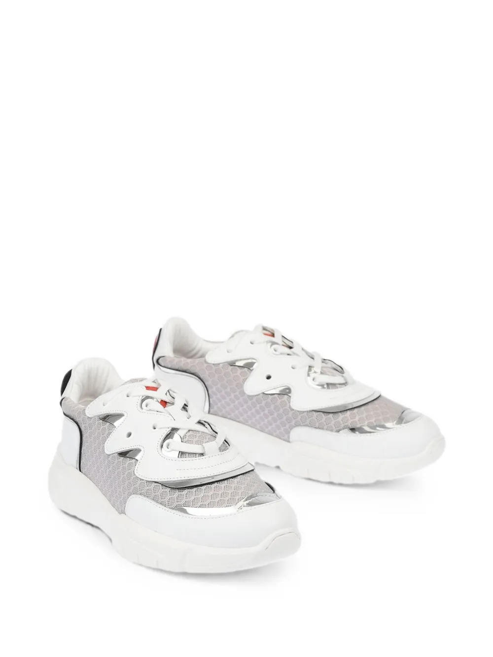 Moschino heart-detail sneakers Wit
