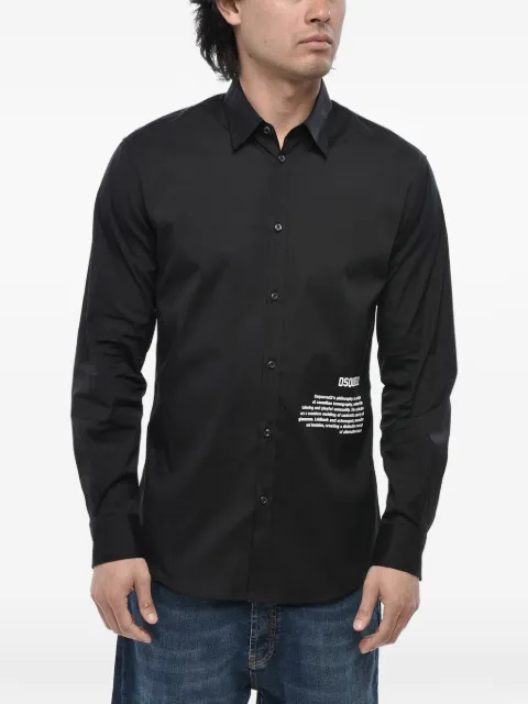 DSQUARED2 logo-print shirt