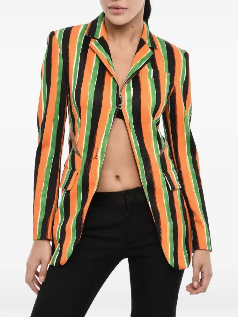 DSQUARED2 striped cut-out blazer