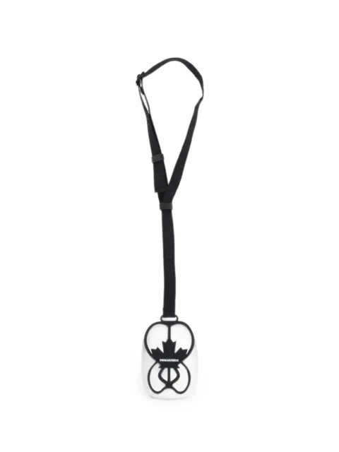 DSQUARED2 maple-leaf adjustable-strap phone holder