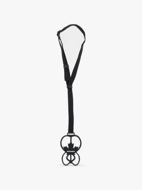 DSQUARED2 maple-leaf adjustable-strap phone holder