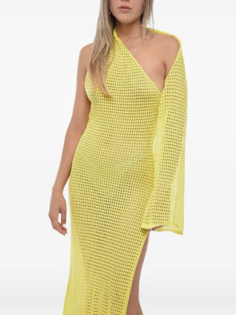 ART ESSAY Naomi crochet-knit maxi day dress