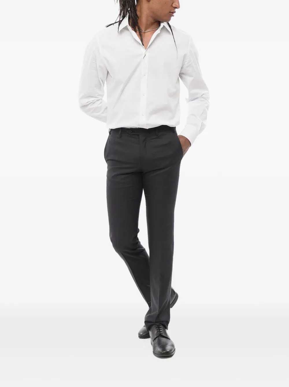 Corneliani Leader welt-pocket trousers Grijs