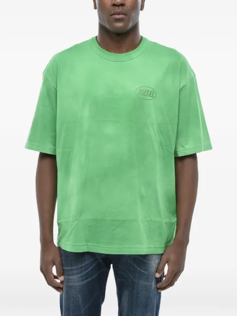 Diesel Wash-Out logo-print crew-neck cotton T-shirt