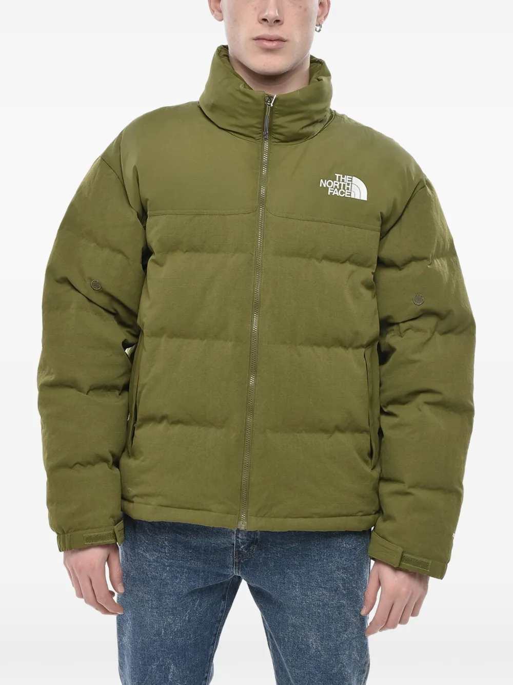 The North Face quilted hooded jacket - Green