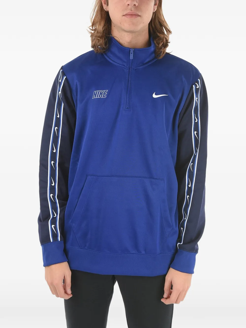 Nike Logo-print Sweatshirt In Blue