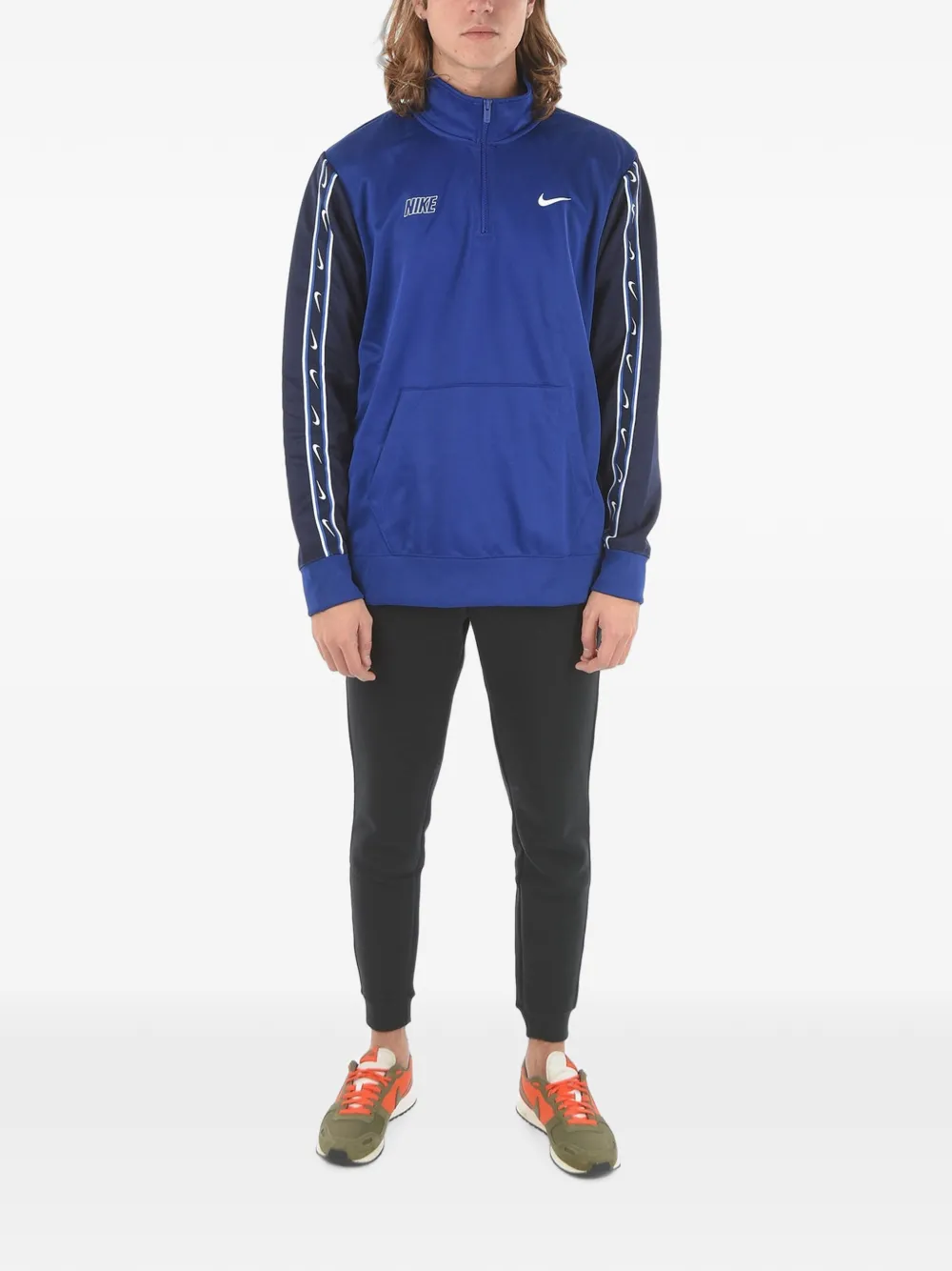 Nike Logo-print Sweatshirt In Blue