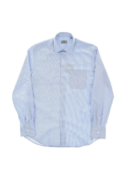 Corneliani striped chest-pocket shirt